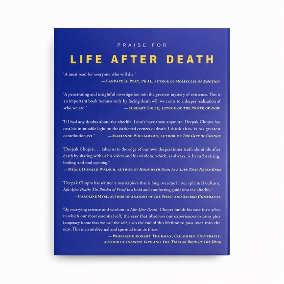 Life After Death The Burden of Proof Deepak Chopra Hardcover - Picture 2 of 2